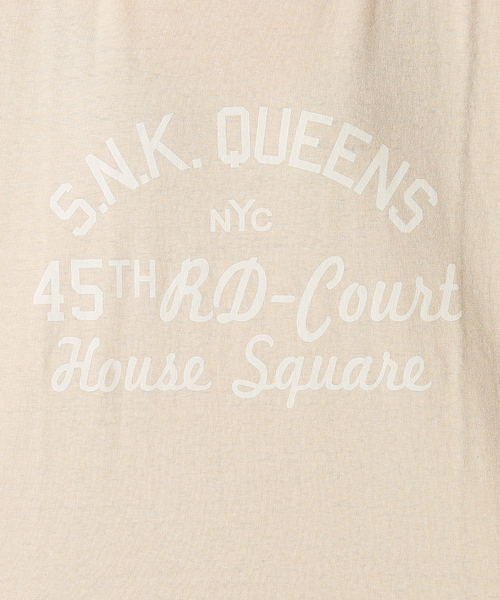 RIDING HIGH（ライディングハイ）の「《追加2》別注【RIDING HIGH/ライディングハイ】ラフィ天竺Tシャツ（Tシャツ/カットソー・レディース・ホワイト/ブラック/ベージュ/パープル/グリーン系その他・FREE）」の10枚目の写真