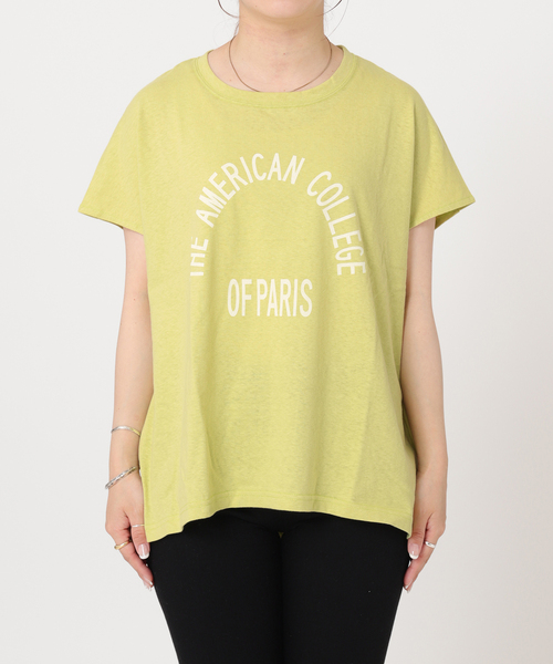 RIDING HIGH（ライディングハイ）の「《追加2》別注【RIDING HIGH/ライディングハイ】ラフィ天竺Tシャツ（Tシャツ/カットソー・レディース・ホワイト/ブラック/ベージュ/パープル/グリーン系その他・FREE）」の8枚目の写真