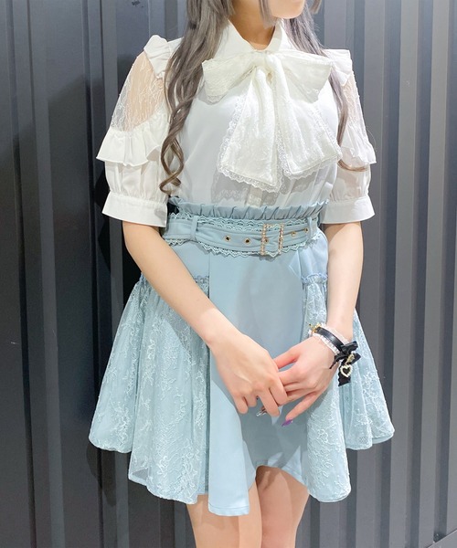 ロロピアーナ　フリルブラウス【2点まとめ] 3こ1】【30%OFF】RHODOLIRION ロドリリオン コットン フリル