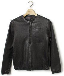 ドゥルカマラ Dulcamara ドッキング シングルラムレザージャケット 黒