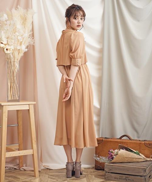 NOELA（ノエラ）の「シャーリング2WAYワンピース（ワンピース 