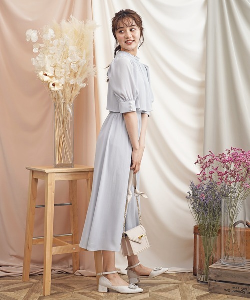 NOELA（ノエラ）の「シャーリング2WAYワンピース（ワンピース 