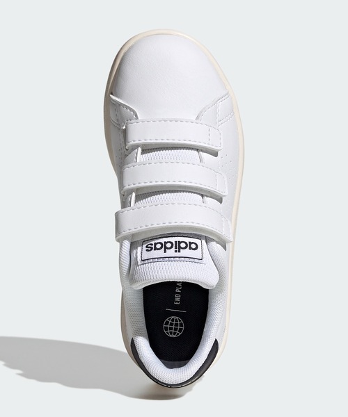 adidas（アディダス）の「アドバンコート ライフスタイル 面ファスナー / AdvanCourt Lifestyle H&L / アディダス adidas（スニーカー・キッズ・ホワイト×グリーン/ホワイト×ネイビー/ホワイト×ピンク・18cm/17.0cm/19.0cm/20.0cm/21.0cm）」の17枚目の写真