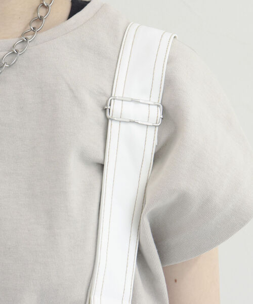 fredy repit(フレディレピ)の「ハイウエストサロペット(サロペット/オーバーオール・レディース・オフホワイト/ブラック・38)」の18枚目の写真