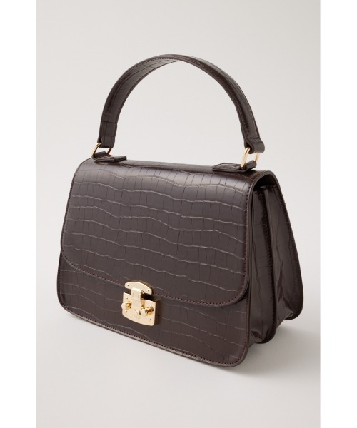 MOUSSY(マウジー)の「CLASSICAL HAND バッグ(ハンドバッグ・レディース・ダークブラウン/ブラック・FREE)」の11枚目の写真