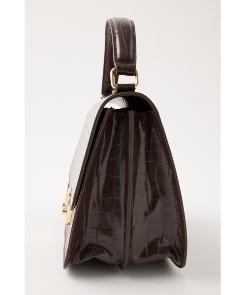 MOUSSY(マウジー)の「CLASSICAL HAND バッグ(ハンドバッグ・レディース・ダークブラウン/ブラック・FREE)」の12枚目の写真