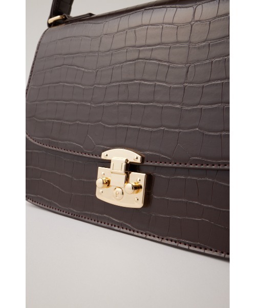 MOUSSY(マウジー)の「CLASSICAL HAND バッグ(ハンドバッグ・レディース・ダークブラウン/ブラック・FREE)」の14枚目の写真