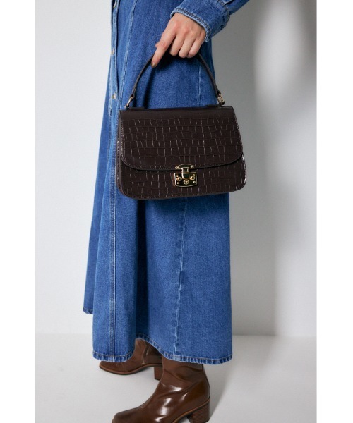 MOUSSY(マウジー)の「CLASSICAL HAND バッグ(ハンドバッグ・レディース・ダークブラウン/ブラック・FREE)」の17枚目の写真