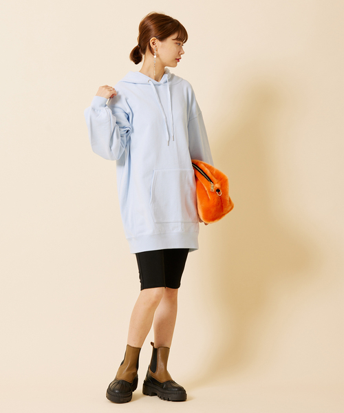 U by SPICK&SPAN（ユーバイスピックアンドスパン）の「スウェットワンピース（ワンピース・レディース・エメラルドブルー/ブラウン/アイボリー・FREE）」の20枚目の写真