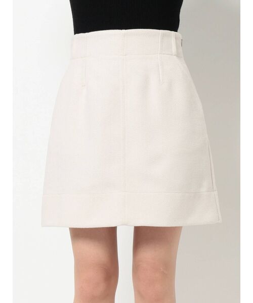 MERCURYDUO(マーキュリーデュオ)の「タイトミニスカート(スカート・レディース・ブラック/オフホワイト・SMALL/MEDIUM)」の12枚目の写真