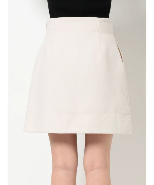 MERCURYDUO(マーキュリーデュオ)の「タイトミニスカート(スカート・レディース・ブラック/オフホワイト・SMALL/MEDIUM)」の10枚目の写真