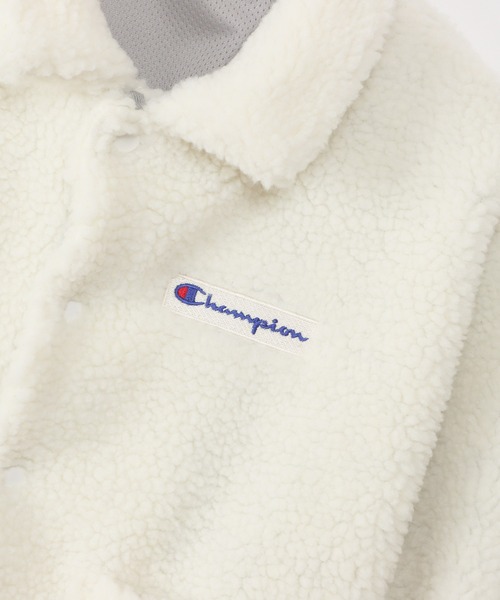Champion（チャンピオン）の「【Champion/チャンピオン】キッズ ボアスナップジャケット（その他アウター・キッズ・オフホワイト/オレンジ系その他3/チャコール・100/120/110/130/140）」の12枚目の写真