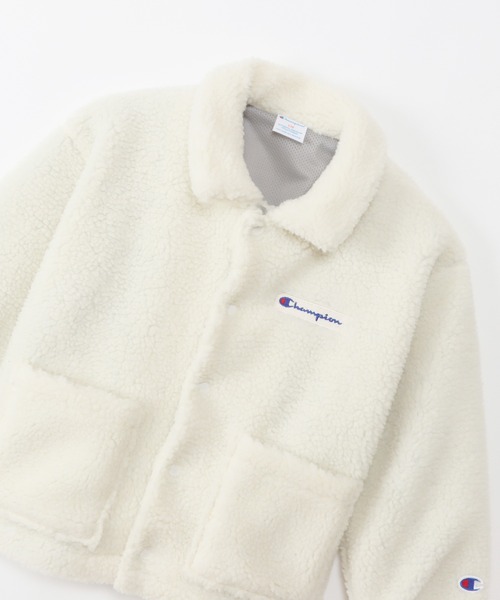 Champion（チャンピオン）の「【Champion/チャンピオン】キッズ ボアスナップジャケット（その他アウター・キッズ・オフホワイト/オレンジ系その他3/チャコール・100/120/110/130/140）」の13枚目の写真