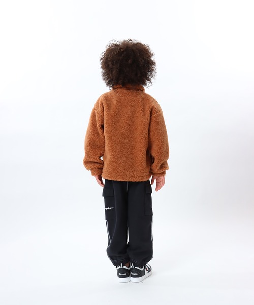 Champion（チャンピオン）の「【Champion/チャンピオン】キッズ ボアスナップジャケット（その他アウター・キッズ・オフホワイト/オレンジ系その他3/チャコール・100/120/110/130/140）」の22枚目の写真