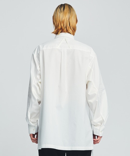 ANEI（アーネイ）の「ASY SHIRT 2-TONE / AN0222_S1102（シャツ/ブラウス・メンズ・ホワイト/ネイビー・2/3）」の7枚目の写真