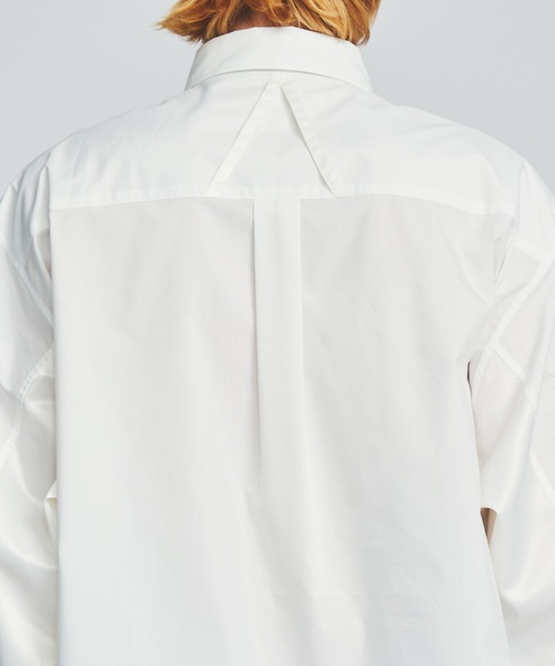 ANEI（アーネイ）の「ASY SHIRT 2-TONE / AN0222_S1102（シャツ/ブラウス・メンズ・ホワイト/ネイビー・2/3）」の10枚目の写真