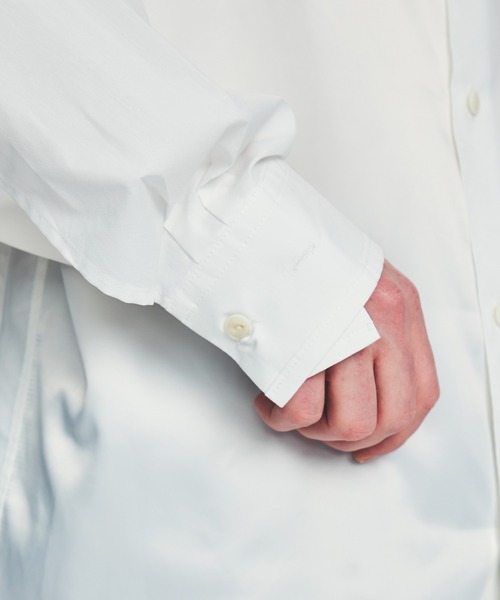 ANEI（アーネイ）の「ASY SHIRT 2-TONE / AN0222_S1102（シャツ/ブラウス・メンズ・ホワイト/ネイビー・2/3）」の8枚目の写真