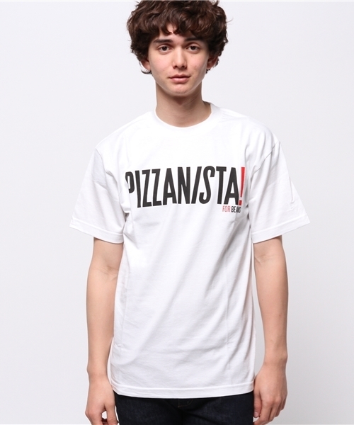 BEAMS(ビームス)の「PIZZANISTA×BEAMS / 別注 半袖 TEE(Tシャツ/カットソー・メンズ・ホワイト/ブラック・SMALL/MEDIUM/LARGE)」の13枚目の写真