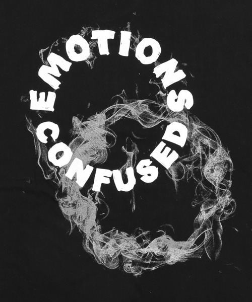 Figments(フィグメンツ)の「EMOTIONSロンT(Tシャツ/カットソー・レディース・ホワイト/ブラック・FREE)」の9枚目の写真