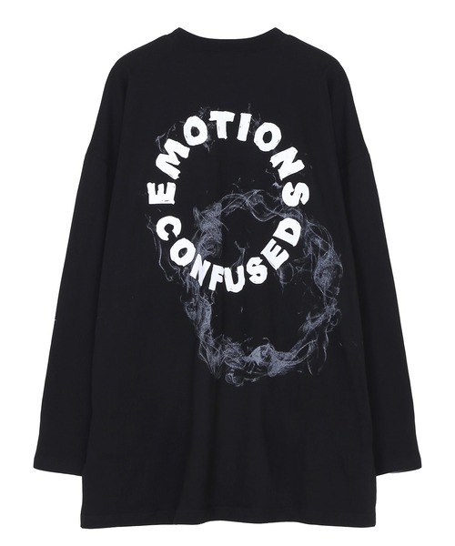 Figments(フィグメンツ)の「EMOTIONSロンT(Tシャツ/カットソー・レディース・ホワイト/ブラック・FREE)」の6枚目の写真