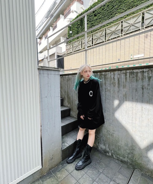 Figments(フィグメンツ)の「EMOTIONSロンT(Tシャツ/カットソー・レディース・ホワイト/ブラック・FREE)」の13枚目の写真