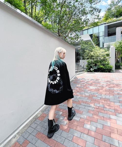 Figments(フィグメンツ)の「EMOTIONSロンT(Tシャツ/カットソー・レディース・ホワイト/ブラック・FREE)」の15枚目の写真