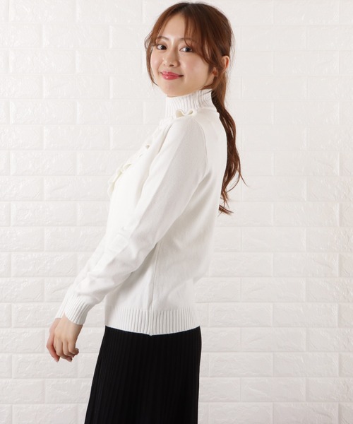 セール】フリルハイネックニット（ニット/セーター）｜Lace Ladies