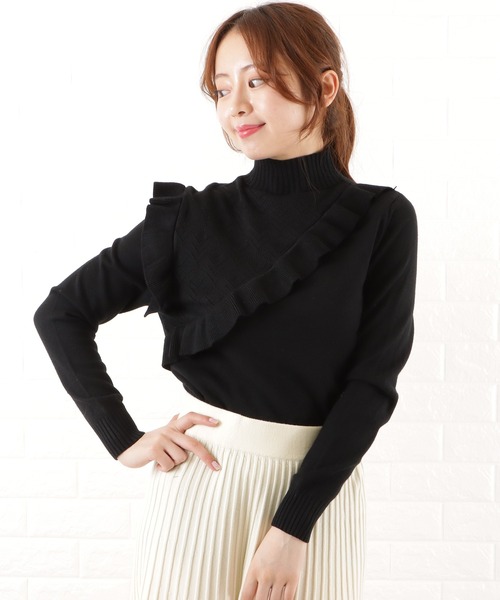 セール】フリルハイネックニット（ニット/セーター）｜Lace Ladies