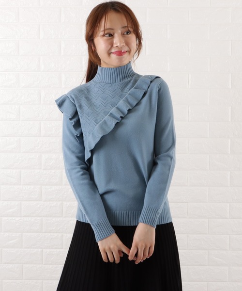 セール】フリルハイネックニット（ニット/セーター）｜Lace Ladies