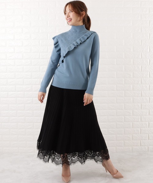 セール】フリルハイネックニット（ニット/セーター）｜Lace Ladies