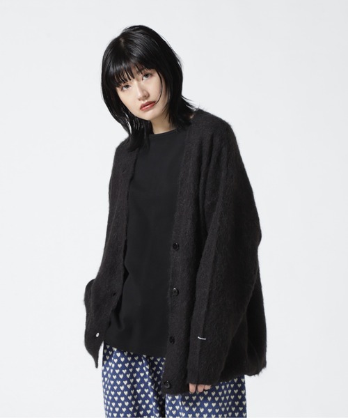 MANASTASH(マナスタッシュ)の「MANASTASH/マナスタッシュ WS ABERDEEN KURTIGAN(カーディガン/ボレロ・レディース・ブラック/ライトグレー/ピンク/イエロー・MEDIUM/M)」の2枚目の写真