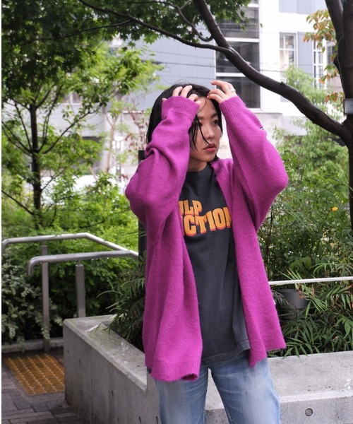 MANASTASH(マナスタッシュ)の「MANASTASH/マナスタッシュ WS ABERDEEN KURTIGAN(カーディガン/ボレロ・レディース・ブラック/ライトグレー/ピンク/イエロー・MEDIUM/M)」の5枚目の写真