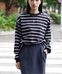 PENNEY'S/ペニーズ THE FOX BORDER LS TEE フォックスボーダーLS-Tシャツユニセックス