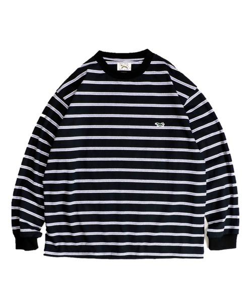 PENNEYS(ぺニーズ)の「PENNEY'S/ペニーズ THE FOX BORDER LS TEE フォックスボーダーLS-Tシャツユニセックス(Tシャツ/カットソー・メンズ・ネイビー/ベージュ/ブラック/グリーン・LARGE/X-LARGE/MEDIUM)」の9枚目の写真
