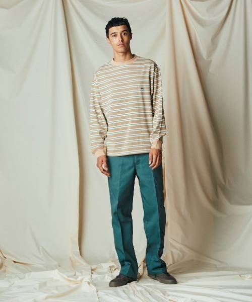 PENNEYS(ぺニーズ)の「PENNEY'S/ペニーズ THE FOX BORDER LS TEE フォックスボーダーLS-Tシャツユニセックス(Tシャツ/カットソー・メンズ・ネイビー/ベージュ/ブラック/グリーン・LARGE/X-LARGE/MEDIUM)」の15枚目の写真