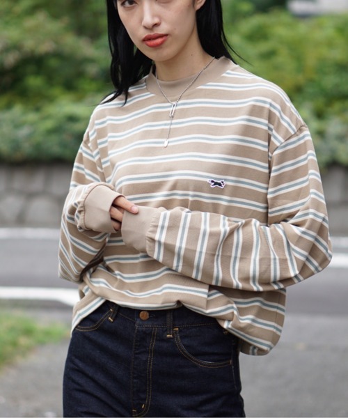 PENNEYS(ぺニーズ)の「PENNEY'S/ペニーズ THE FOX BORDER LS TEE フォックスボーダーLS-Tシャツユニセックス(Tシャツ/カットソー・メンズ・ネイビー/ベージュ/ブラック/グリーン・LARGE/X-LARGE/MEDIUM)」の16枚目の写真