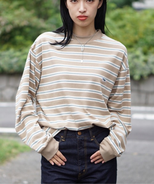 PENNEYS(ぺニーズ)の「PENNEY'S/ペニーズ THE FOX BORDER LS TEE フォックスボーダーLS-Tシャツユニセックス(Tシャツ/カットソー・メンズ・ネイビー/ベージュ/ブラック/グリーン・LARGE/X-LARGE/MEDIUM)」の17枚目の写真