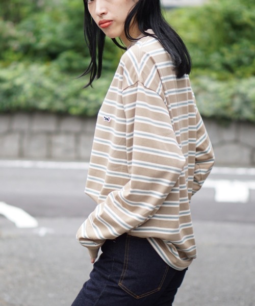 PENNEYS(ぺニーズ)の「PENNEY'S/ペニーズ THE FOX BORDER LS TEE フォックスボーダーLS-Tシャツユニセックス(Tシャツ/カットソー・メンズ・ネイビー/ベージュ/ブラック/グリーン・LARGE/X-LARGE/MEDIUM)」の18枚目の写真