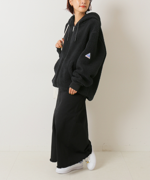 Cape HEIGHTS(ケープハイツ)の「【Cape HEIGHTS / ケープハイツ】メンズ ASSABET FZ フーデイ(その他アウター・レディース・ライトグレー/ブラック・FREE)」の9枚目の写真