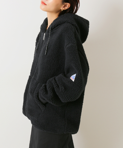 Cape HEIGHTS(ケープハイツ)の「【Cape HEIGHTS / ケープハイツ】メンズ ASSABET FZ フーデイ(その他アウター・レディース・ライトグレー/ブラック・FREE)」の14枚目の写真