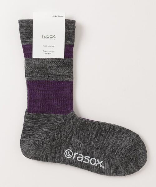 rasox(ラソックス)の「RASOX/ラソックス DRミックス(ソックス/靴下・メンズ・その他9/チャコール/グレー系その他3・M/L)」の1枚目の写真