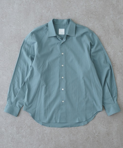 BRICK & SONS（ブリックアンドサンズ）の「コットンレーヨン リラックスラグランスリーブシャツ＜モスグリーン＞（シャツ/ブラウス・メンズ・モスグリーン・LL/S/M/L）」の21枚目の写真