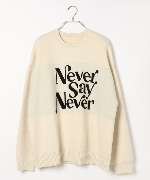 PBLIM(ページボーイリム)の「PAGEBOYLIM/ジャガードロゴニット(ニット/セーター・レディース・ブラック/パープル/グリーン/クリーム・FREE)」の10枚目の写真