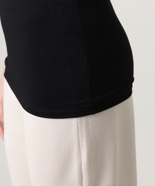 UNTITLED（アンタイトル）の「リーベルラメベア天竺タンクトップ（タンクトップ・レディース・ライトグレー/ブラック/ベージュ・44/48/00/02/04）」の11枚目の写真