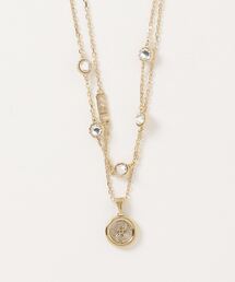 Guess | LIFE IN 4G 16-18'' 4G Double Chain Cz Necklace(ネックレス)