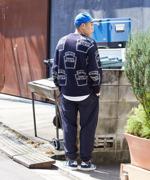 FREAK'S STORE（フリークスストア）の「FREAK'S STORE/フリークスストア HEINZ マルチロゴニット（ニット/セーター・メンズ・ブラック/ネイビー・MEDIUM/LARGE）」の17枚目の写真