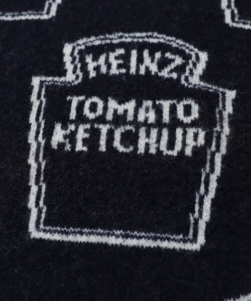 FREAK'S STORE（フリークスストア）の「FREAK'S STORE/フリークスストア HEINZ マルチロゴニット（ニット/セーター・メンズ・ブラック/ネイビー・MEDIUM/LARGE）」の3枚目の写真
