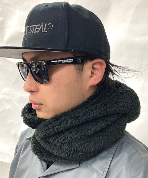 DOUBLE STEAL(ダブルスティール)の「2Way Hood Neck Warmer(ネックウォーマー/スヌード・メンズ・ブラック・FREE)」の13枚目の写真