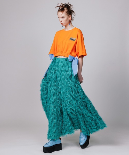 NON TOKYO（ノントーキョー）の「WIDE RIBBON T-SHIRT/ NON-23S