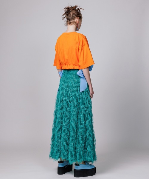 NON TOKYO（ノントーキョー）の「WIDE RIBBON T-SHIRT/ NON-23S
